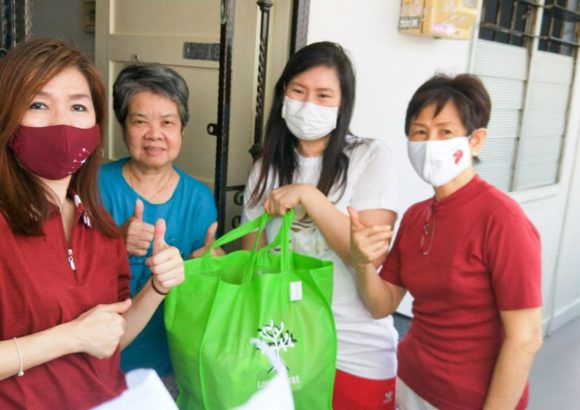 OrangeTee continues support for Singapore’s seniors in Love For Senior Citizens Care Pack distribution